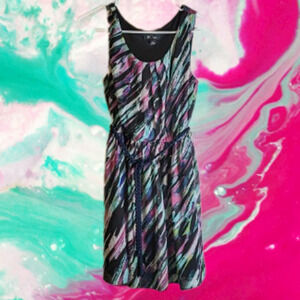 BCX Medium sleeveless, lined, dress. Work Party, Date Night. 100% polyester fall